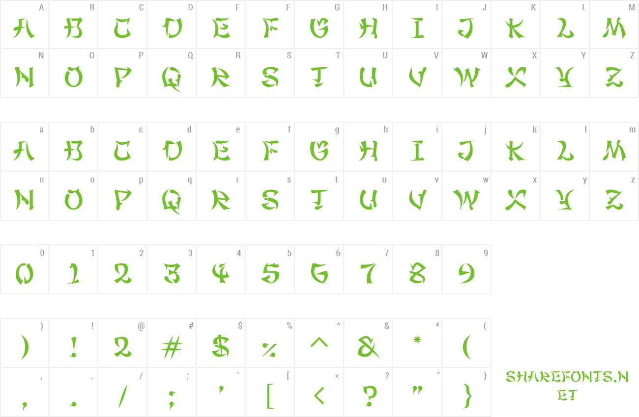 Font Maximage Gimbadong preview